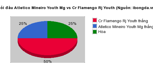 Thống kê đối đầu Atletico Mineiro Youth Mg vs Cr Flamengo Rj Youth
