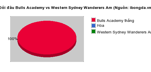 Thống kê đối đầu Bulls Academy vs Western Sydney Wanderers Am